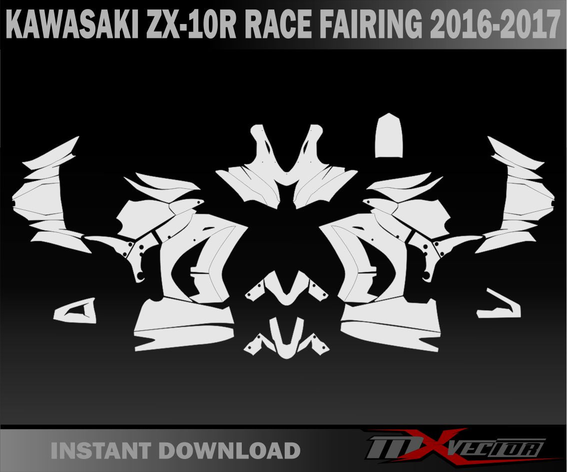 KAWASAKI ZX10R RACE FAIRING 2016-2017