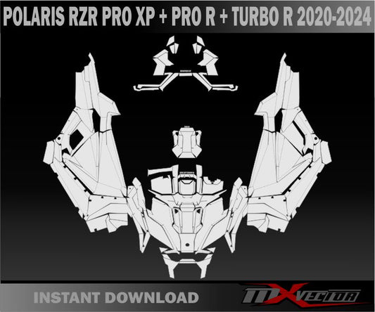 POLARIS RZR PRO XP+PRO R+TURBO R 2020-2024