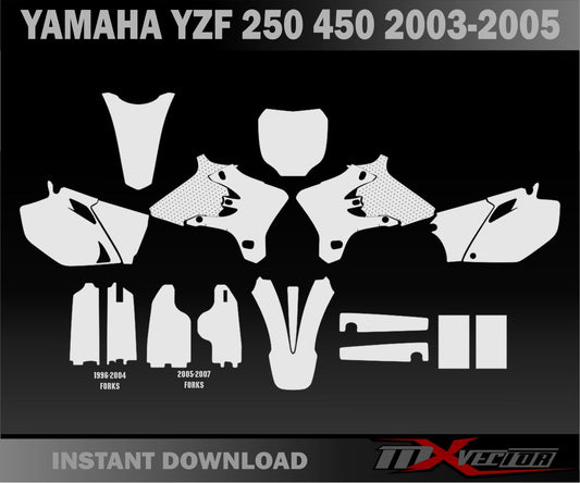 YAMAHA YZF 250 450 2003-2005